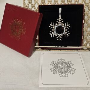 2018 Oklahoma Governor Mary Fallin Snowflake Christmas Tree Holiday Ornament